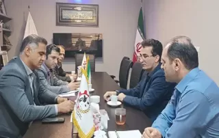 جلسه مشترک سرپرست بانک توسعه تعاون استان خراسان رضوی و اتحادیه سراسری